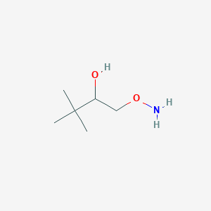 molecular formula C6H15NO2 B3430527 1-Aminooxy-3,3-dimethyl-butan-2-ol CAS No. 847609-97-6