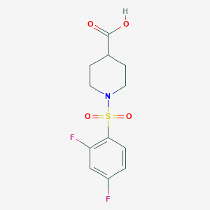 1-(2,4-Difluorobenzenesulfonyl)piperidine-4-carboxylic acid