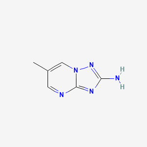 molecular formula C6H7N5 B3430723 6-Methyl-[1,2,4]triazolo[1,5-a]pyrimidin-2-amine CAS No. 85599-33-3