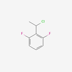 molecular formula C8H7ClF2 B3430968 2-(1-Chloroethyl)-1,3-difluorobenzene CAS No. 87327-66-0