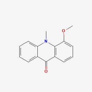 molecular formula C15H13NO2 B3431077 4-Methoxy-N-methylacridin-9-one CAS No. 88377-24-6