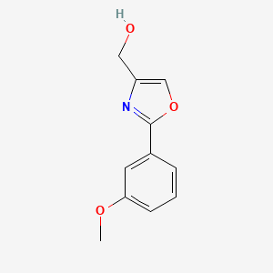 [2-(3-Methoxy-phenyl)-oxazol-4-YL]-methanol