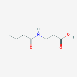 3-Butanamidopropanoic acid