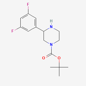 3-(3,5-Difluoro-phenyl)-piperazine-1-carboxylic acid tert-butyl ester