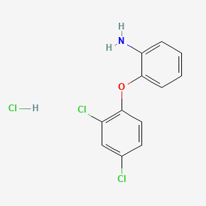 molecular formula C12H10Cl3NO B3431223 2-(2,4-Dichlorophenoxy)aniline hydrochloride CAS No. 89279-16-3
