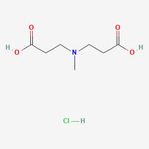 molecular formula C7H14ClNO4 B3431271 N-(2-Carboxyethyl)-N-methyl-b-alanine HCl CAS No. 89896-03-7