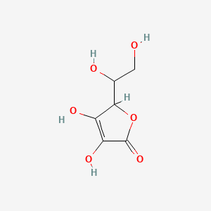 molecular formula C6H8O6 B3431276 D-erythro-Hex-2-enonic acid, gamma-lactone CAS No. 89924-69-6
