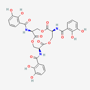 molecular formula C30H27N3O15 B3431302 Enterobactin CAS No. 9001-98-3