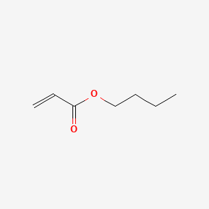 molecular formula C7H12O2<br>CH2=CHCOOC4H9<br>C7H12O2 B3431341 Butyl acrylate CAS No. 9003-49-0