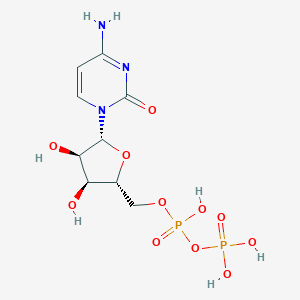 molecular formula C9H15N3O11P2 B034314 Cytidine-5'-diphosphate CAS No. 102601-46-7