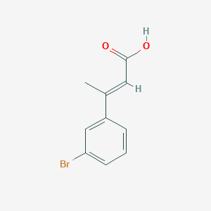 (2E)-3-(3-Bromophenyl)but-2-enoic acid
