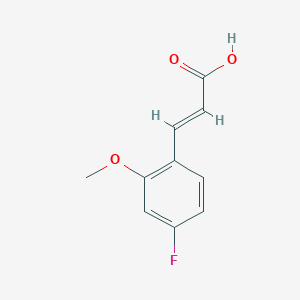 4-Fluoro-2-methoxycinnamic acid