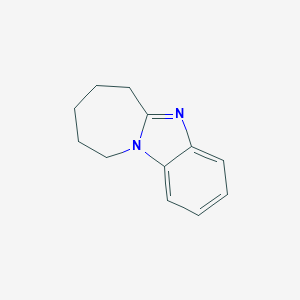 molecular formula C12H14N2 B034316 7,8,9,10-tetrahydro-6H-azepino[1,2-a]benzimidazole CAS No. 19979-46-5