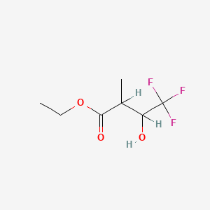 molecular formula C7H11F3O3 B3431600 Ethyl 2-methyl-3-hydroxy-4,4,4-trifluorobutyrate CAS No. 91600-33-8