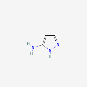 molecular formula C3H5N3 B3431607 3-Aminopyrazole CAS No. 916420-28-5