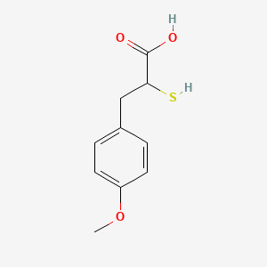 3-(4-Methoxyphenyl)-2-sulfanylpropanoic acid