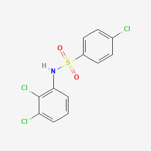 molecular formula C12H8Cl3NO2S B3431711 4-chloro-N-(2,3-dichlorophenyl)benzenesulfonamide CAS No. 92589-23-6