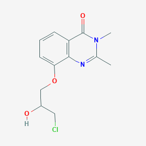 8-(3-Chloro-2-hydroxypropoxy)-2,3-dimethylquinazolin-4-one