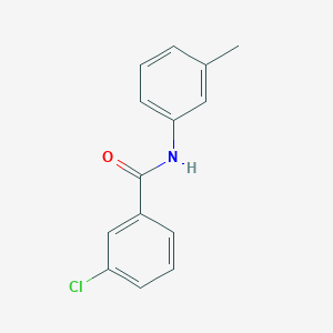 molecular formula C14H12ClNO B3431871 3-chloro-N-(3-methylphenyl)benzamide CAS No. 93535-07-0