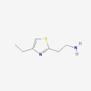molecular formula C7H12N2S B3431903 2-(4-ethyl-1,3-thiazol-2-yl)ethan-1-amine CAS No. 936940-32-8