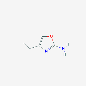 molecular formula C5H8N2O B3432189 4-Ethyl-1,3-oxazol-2-amine CAS No. 97567-77-6