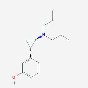 molecular formula C15H23NO B034322 2-(3-Hydroxyphenyl)-N,N-di-n-propylcyclopropylamine CAS No. 110901-84-3