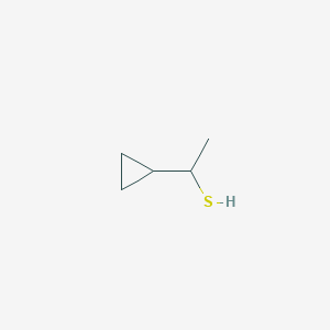 molecular formula C5H10S B3432218 1-Cyclopropylethane-1-thiol CAS No. 98137-18-9
