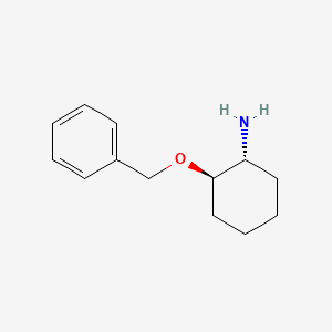 molecular formula C13H19NO B3432232 (1R,2R)-2-(Benzyloxy)cyclohexanamine CAS No. 98454-43-4