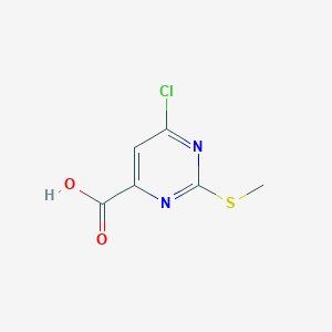 6-Chloro-2-(methylthio)pyrimidine-4-carboxylic acid