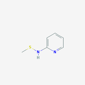 molecular formula C6H8N2S B034323 Methanesulfenamide, N-2-pyridinyl-(9CI) CAS No. 103375-66-2