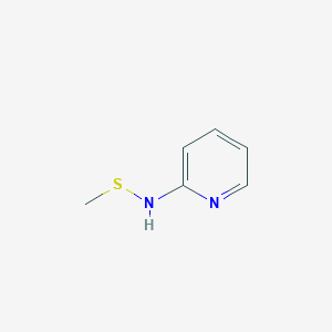 molecular formula C6H8N2S B034323 N-(Methylsulfanyl)-2-pyridinamine CAS No. 103375-66-2