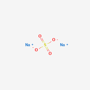 molecular formula Na2SO4<br>Na2O4S B3432386 Sodium sulfate CAS No. 13759-07-4