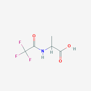 molecular formula C5H6F3NO3 B3432412 2-[(2,2,2-Trifluoroacetyl)amino]propanoic acid CAS No. 1597-49-5