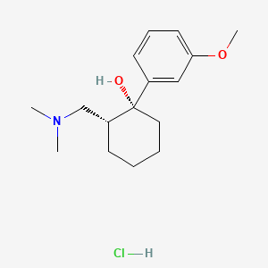 molecular formula C16H26ClNO2 B3432443 Tramadol hydrochloride CAS No. 22204-88-2