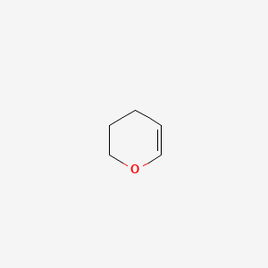molecular formula C5H8O B3432466 3,4-Dihydro-2H-pyran CAS No. 25512-65-6