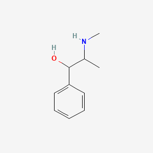 molecular formula C10H15NO B3432503 Racephedrine CAS No. 321-98-2