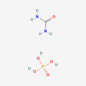 molecular formula CH7N2O5P B3432535 尿素磷酸盐 CAS No. 4861-19-2