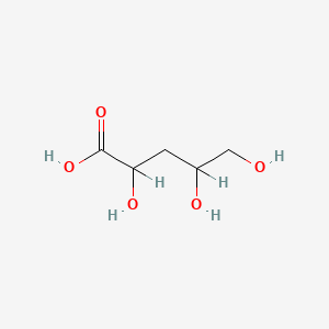 molecular formula C5H10O5 B3432540 2,4,5-Trihydroxypentanoic acid CAS No. 50480-12-1