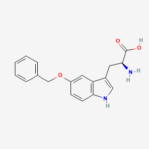 molecular formula C18H18N2O3 B3432616 L-Tryptophan, 5-(phenylmethoxy)- CAS No. 6383-70-6