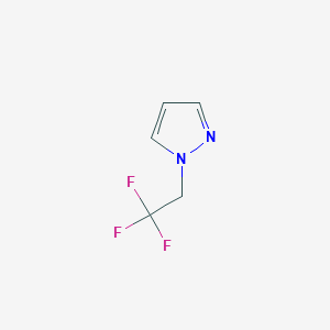 molecular formula C5H5F3N2 B3432916 1-(2,2,2-trifluoroethyl)-1H-pyrazole CAS No. 1053167-24-0