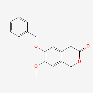 molecular formula C17H16O4 B3432953 6-(Benzyloxy)-7-methoxyisochroman-3-one CAS No. 113697-05-5