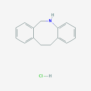 molecular formula C15H16ClN B034330 5,6,11,12-Tetrahydrodibenz(b,f)azocinium chloride CAS No. 80866-74-6