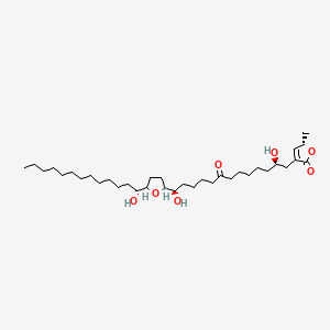 molecular formula C35H62O7 B3433044 Annonacinone CAS No. 123266-21-7