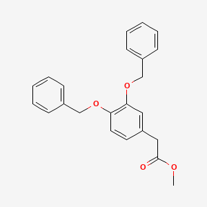 molecular formula C23H22O4 B3433149 [3,4-Bis(benzyloxy)phenyl]acetic Acid Methyl Ester CAS No. 15373-33-8
