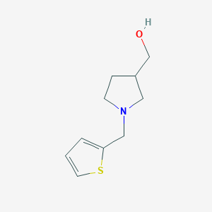 (1-(Thiophen-2-ylmethyl)pyrrolidin-3-yl)methanol