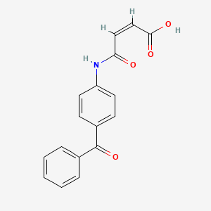 molecular formula C17H13NO4 B3433216 N-(4-benzoylphenyl)maleamic Acid CAS No. 174603-69-1