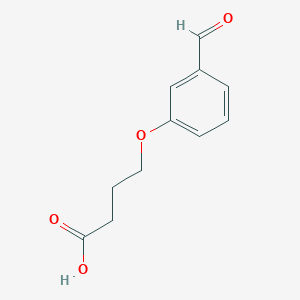 4-(3-Formylphenoxy)butanoic acid