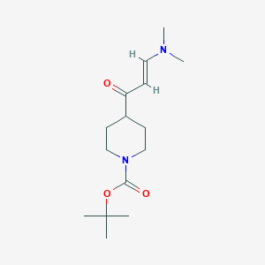 tert-butyl 4-[(2E)-3-(dimethylamino)prop-2-enoyl]piperidine-1-carboxylate