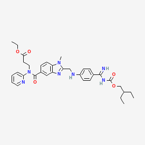 molecular formula C34H41N7O5 B3433254 Dabigatran etexilate impurity R CAS No. 1873316-01-8