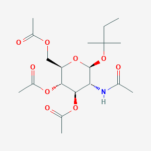 molecular formula C19H31NO9 B3433375 tert-Amyl 2-acetamido-3,4,6-tri-O-acetyl-2-deoxy-b-D-glucopyranoside CAS No. 262849-65-0